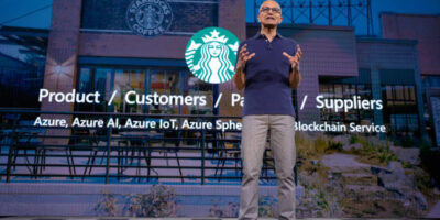 CEO Microsoft Satya Nadella, Starbucks